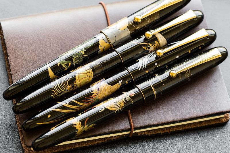 Namiki Nippon Art Maki-e Fountain Pen - Golden Pheasant