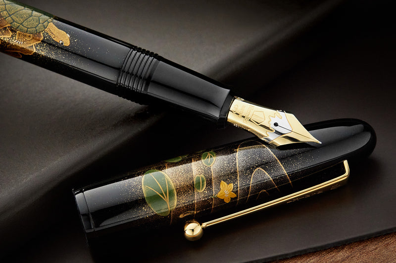 Namiki Yukari Maki-e Fountain Pen - Turtles - The Goulet Pen Company