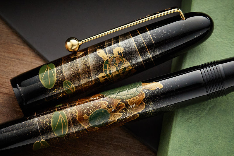 Namiki Yukari Maki-e Fountain Pen - Turtles - The Goulet Pen Company