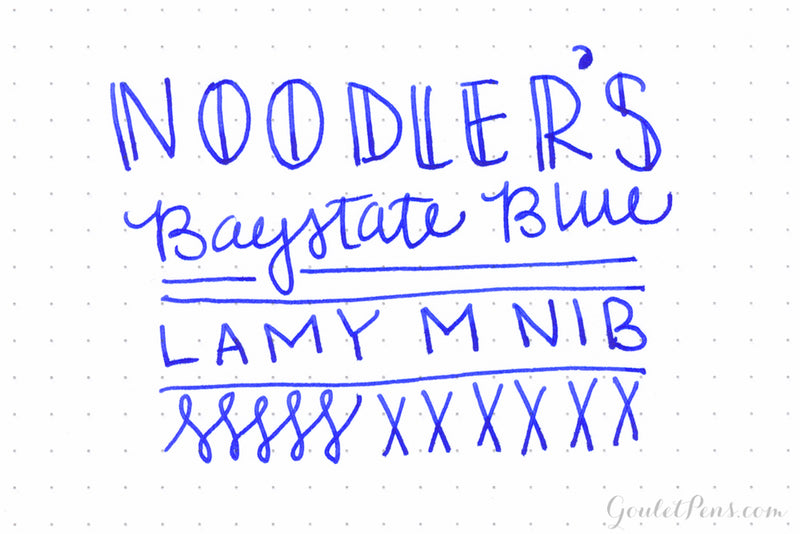 Noodler's Baystate Blue - Ink Sample