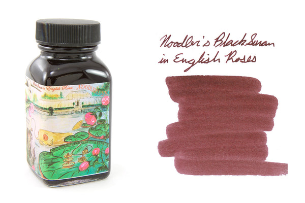 Noodler's Black Swan in English Roses - 3oz Bottled Fountain Pen Ink - The  Goulet Pen Company