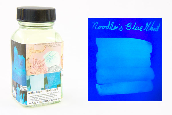 Noodler's Blue Ghost - 3oz Bottled Fountain Pen Ink - The Goulet