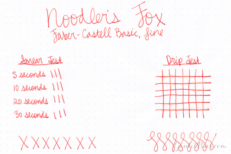 Noodler's Fox - Ink Sample