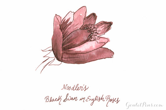 Noodler's Black Swan in English Roses - 3oz Bottled Ink