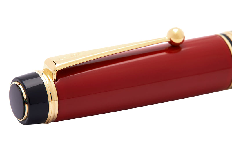 Pilot Custom 845 Urushi Fountain Pen - Vermillion