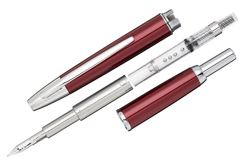 Pilot Vanishing Point Decimo Fountain Pen - Burgundy