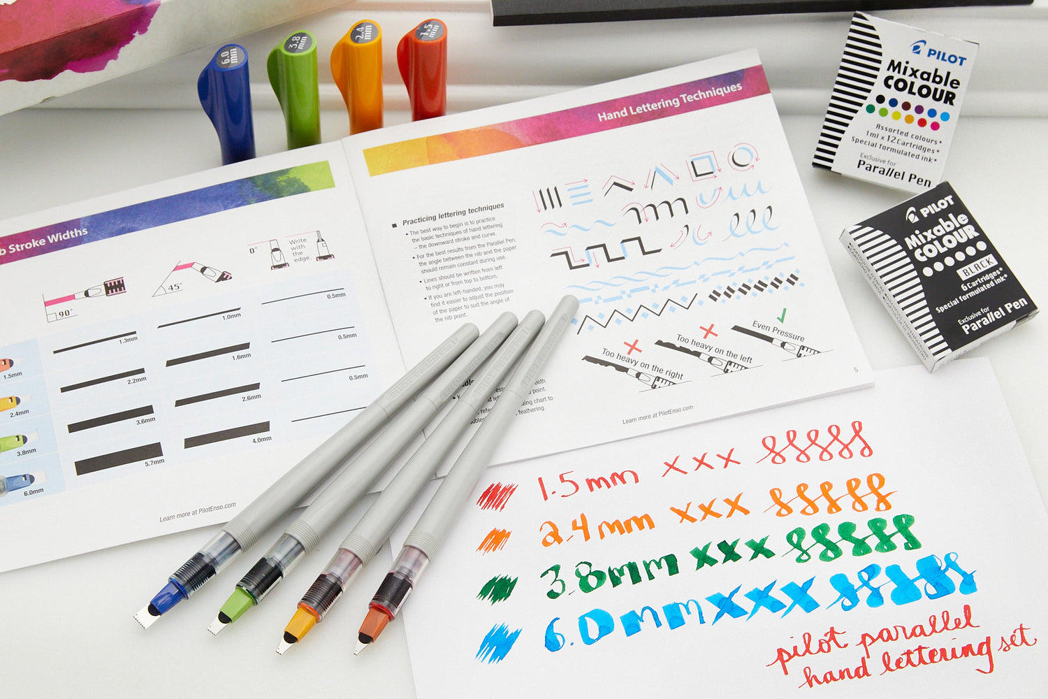 Pilot Parallel Calligraphy Pen & Notebook Set, Pens, Calligraphy Pens