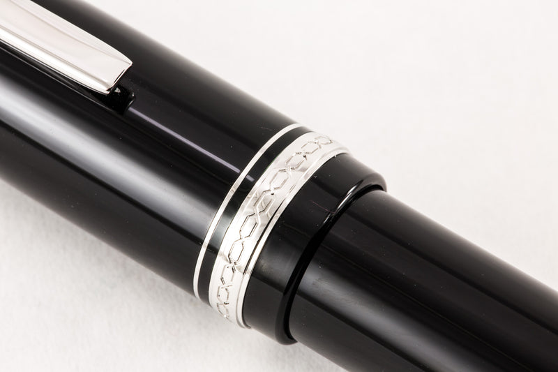 Pilot Falcon Fountain Pen - Black/Rhodium