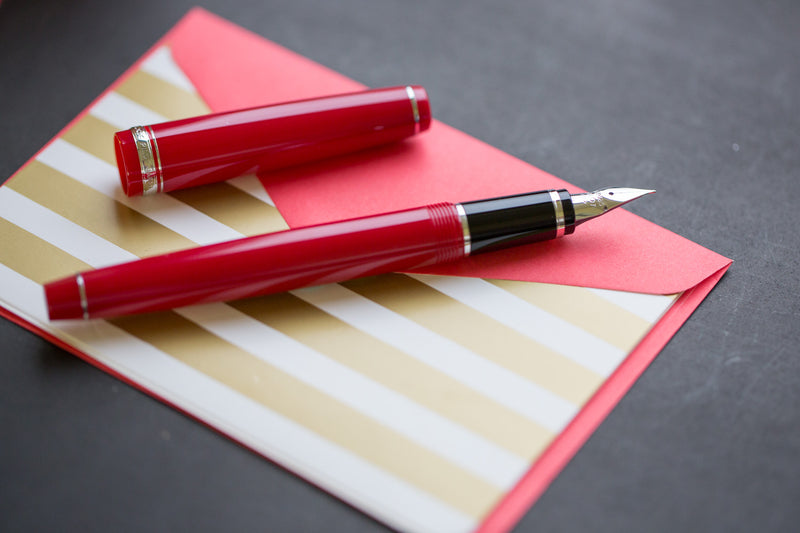 Pilot Falcon Fountain Pen - Red