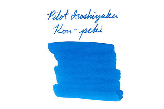 Pilot Iroshizuku Kon-Peki Ink : Review – The Wet Pen