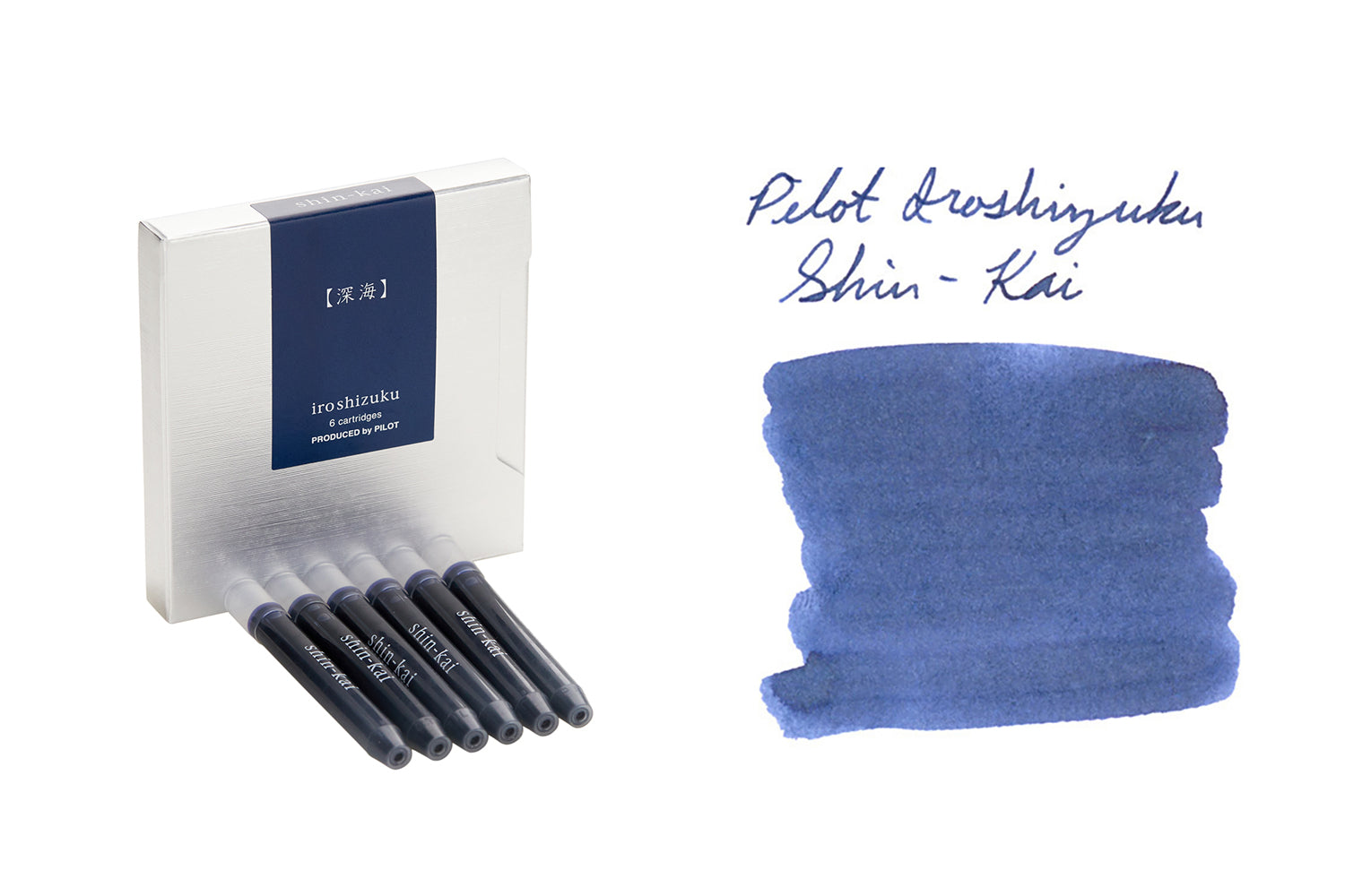 Pilot Iroshizuku Shin-kai - Fountain Pen Ink Cartridges - The