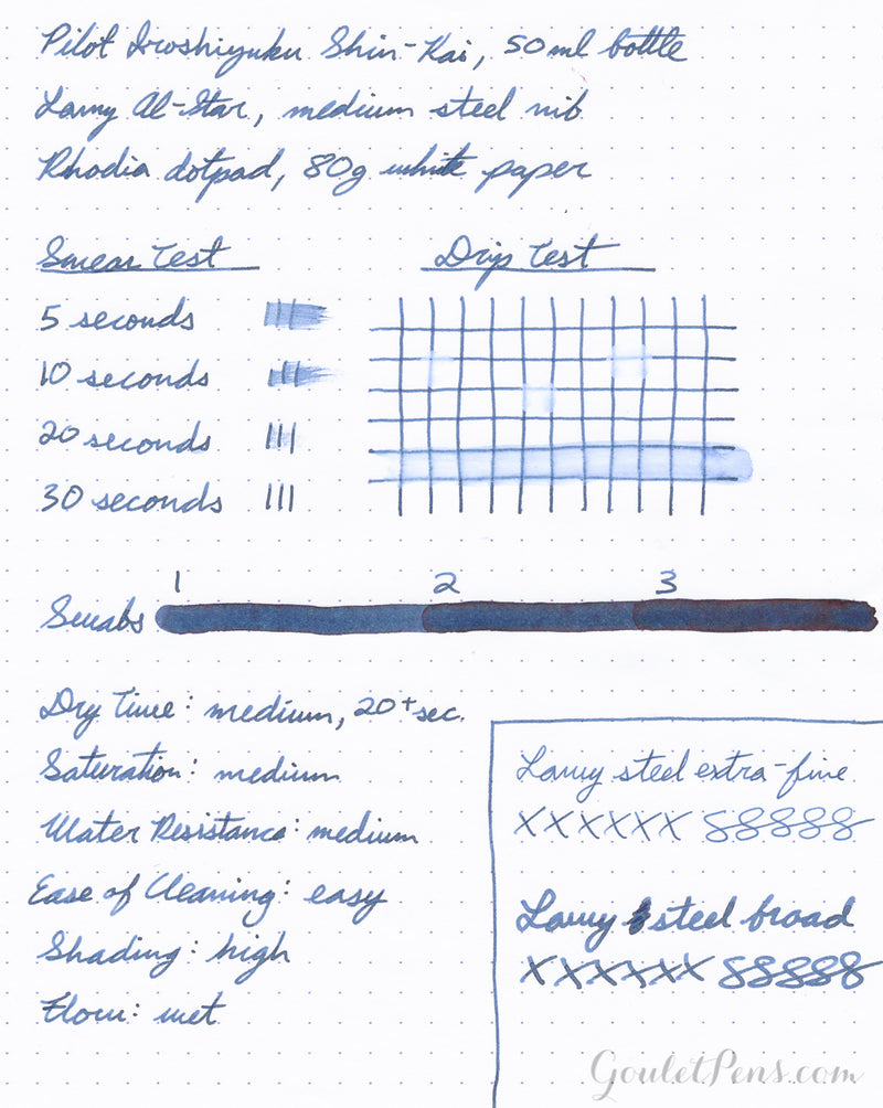 Pilot Iroshizuku Shin-kai - 50ml Bottled Ink