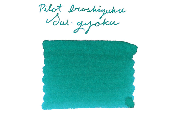 Pilot Iroshizuku Ink Sui-Gyoku (Emerald) 50mL - Sam Flax Atlanta