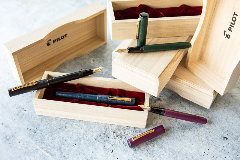 Pilot Ishime Fountain Pen - Burgundy