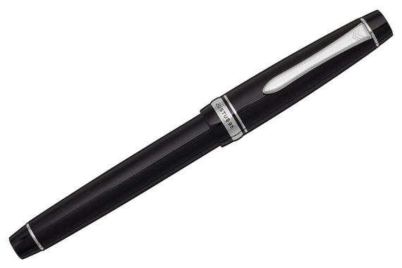 Pilot Justus 95 Fountain Pen - Black/Rhodium