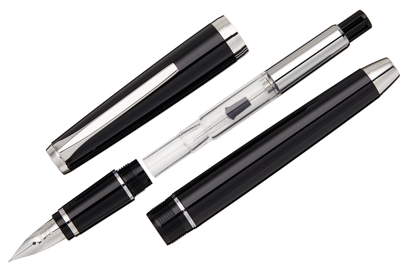 Pilot Metal Falcon Fountain Pen - Black