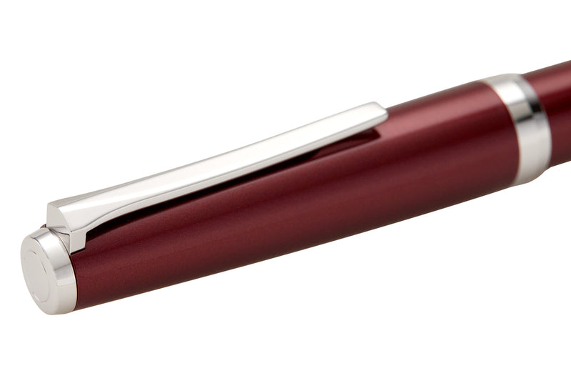 Pilot Metal Falcon Fountain Pen - Burgundy