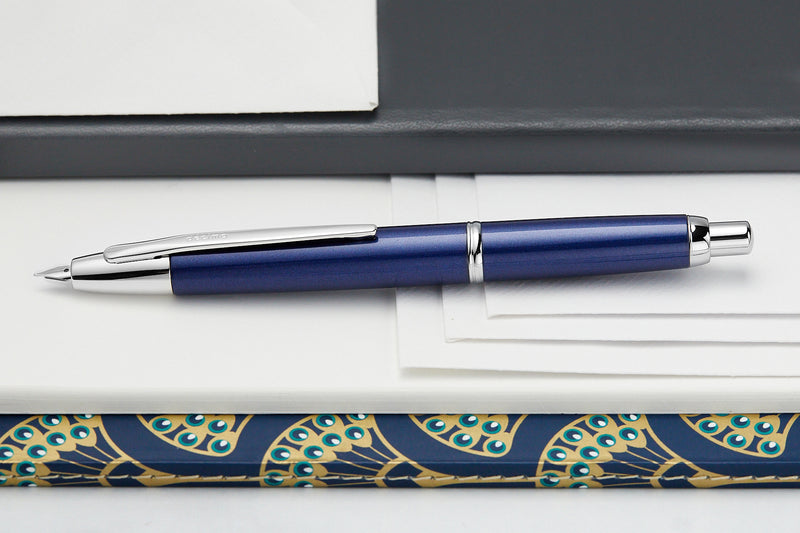 Pilot Vanishing Point Decimo Fountain Pen - Navy