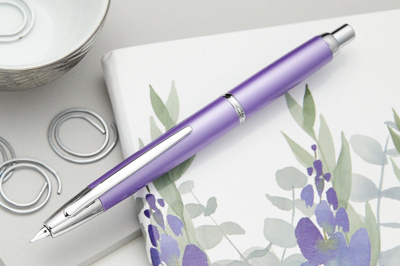 Pilot Vanishing Point Decimo Fountain Pen - Purple