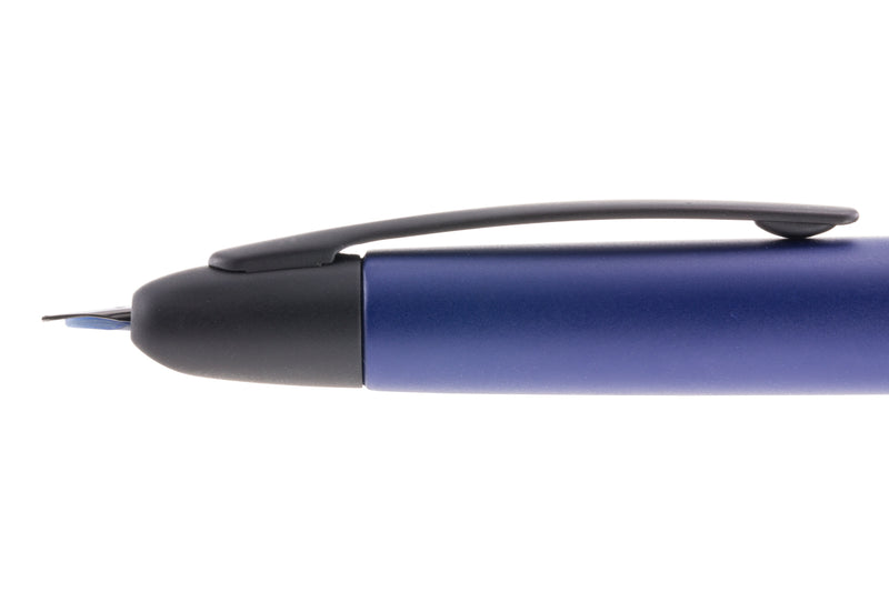 (Bottom Shelf) Pilot Vanishing Point Fountain Pen - Blue Matte