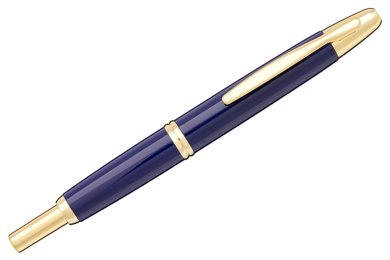 Pilot Vanishing Point Fountain Pen - Blue/Gold