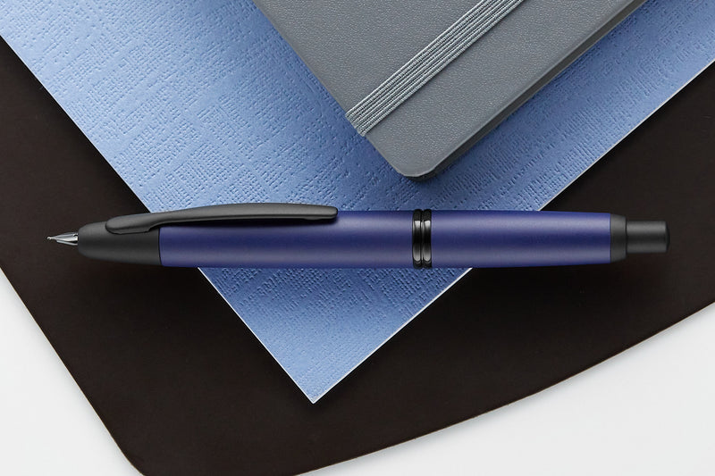 Pilot Vanishing Point Fountain Pen - Blue Matte