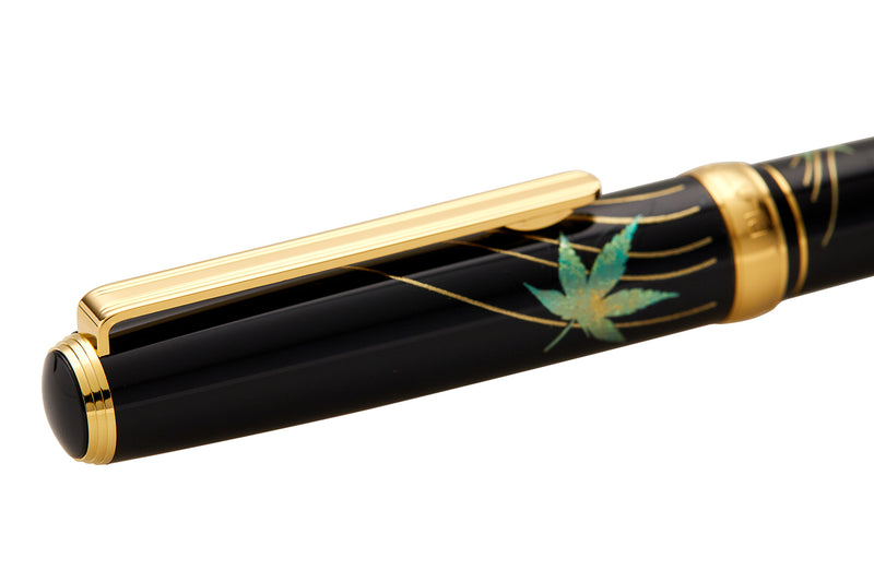 MAKIE BALLPOINT PEN SPRING AND AUTUMN SINK (GOLD), Kanazawa Gold