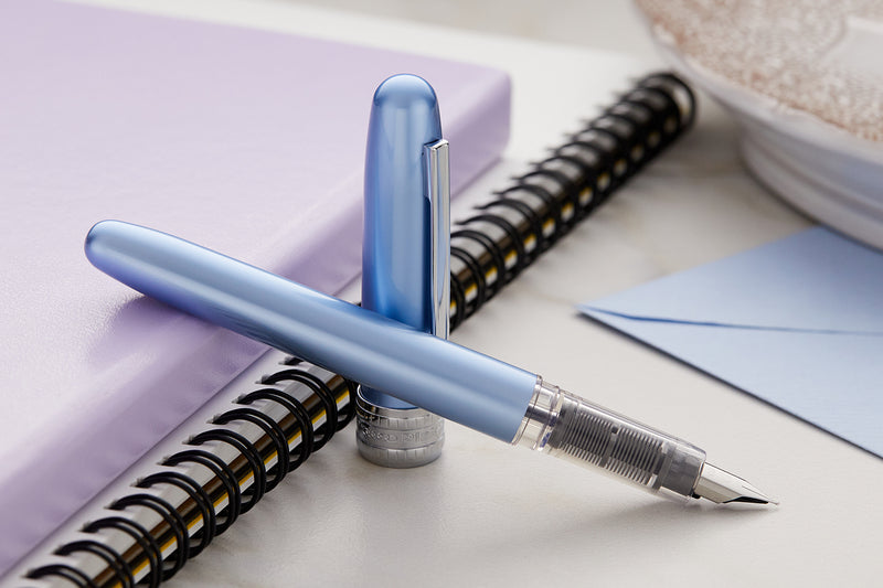 Platinum Plaisir Fountain Pen - Frosty Blue