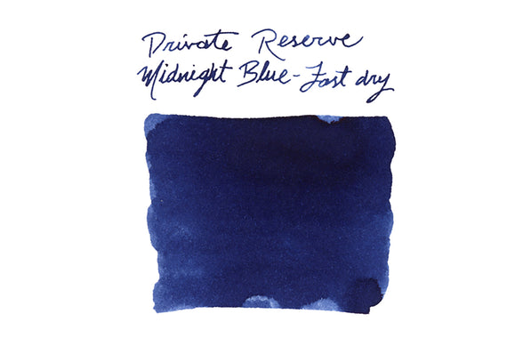 Private Reserve Midnight Blue Fast Dry - Ink Sample