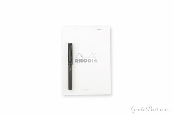 Rhodia No. 16 Notepad - Ice White, Lined (5.83 x 8.27)