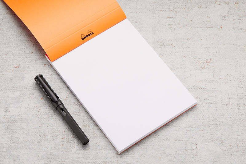 Rhodia No. 16 A5 Notepad - Orange, Blank