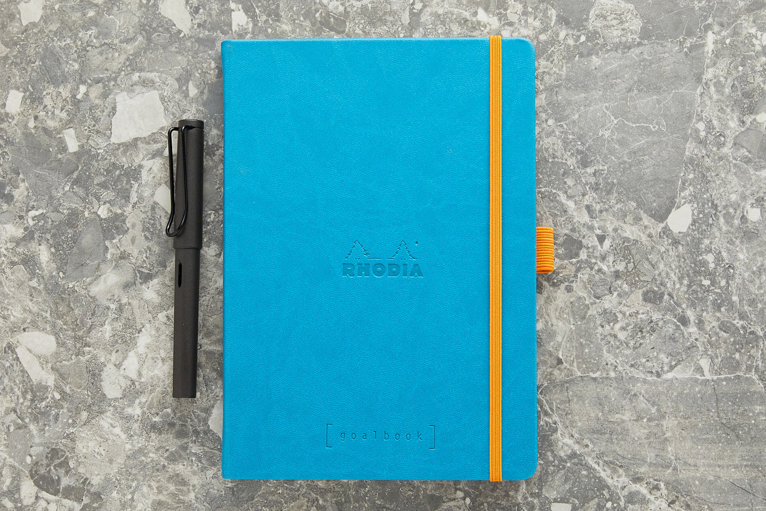 Rhodia Dot Grid Goalbook A5- Hardcover Turquoise