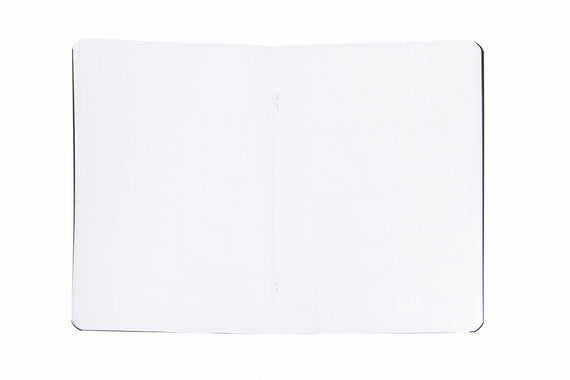 Rhodia Classic Side Staplebound A5 Notebook - Black, Dot Grid