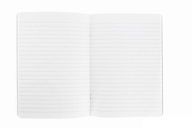 Rhodia Classic Side Staplebound A5 Notebook - Black, Lined