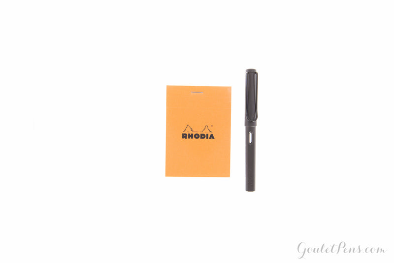 Rhodia No. 11 A7 Notepad - Orange, Graph