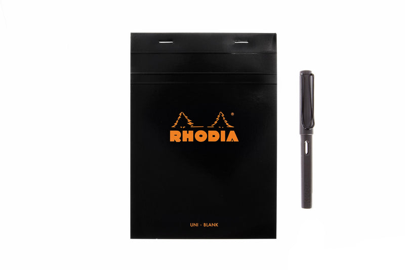 Rhodia No. 16 A5 Notepad - Black, Blank