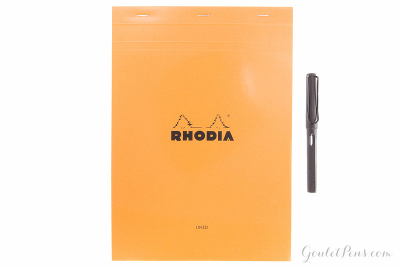 Rhodia No. 18 A4 Notepad - Orange, Lined