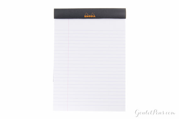 Rhodia No. 16 Notepad - Black, Lined (5.83 x 8.27)