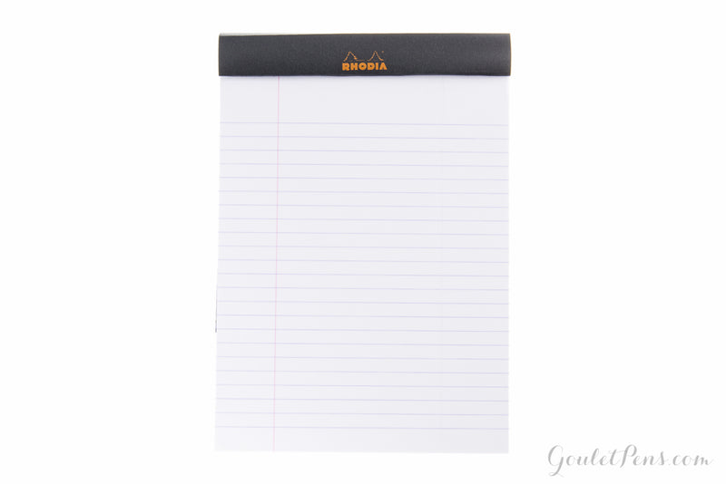 Rhodia No. 16 A5 Notepad - Black, Lined - The Goulet Pen Company