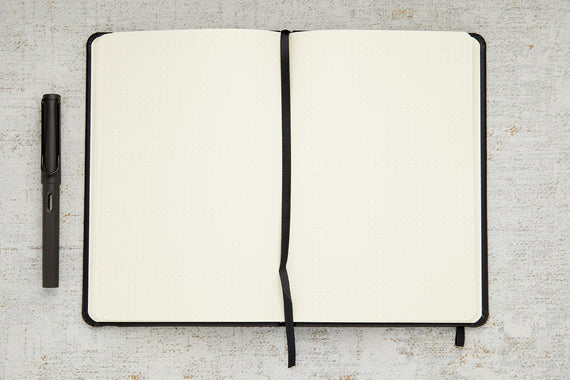 Rhodia A5 Webnotebook - Black, Dot Grid