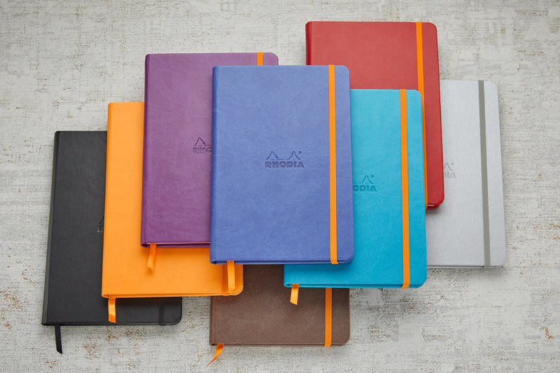 Rhodia A5 Webnotebook - Silver, Lined