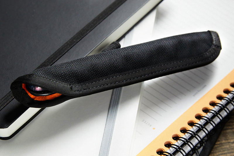 Rickshaw Bagworks 1 Pen Sleeve - Black/Orange