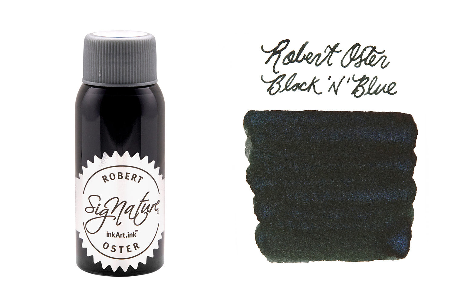 Ink Review #276: Robert Oster Shake & Shimmer Black 'N' Blue — Fountain Pen  Pharmacist