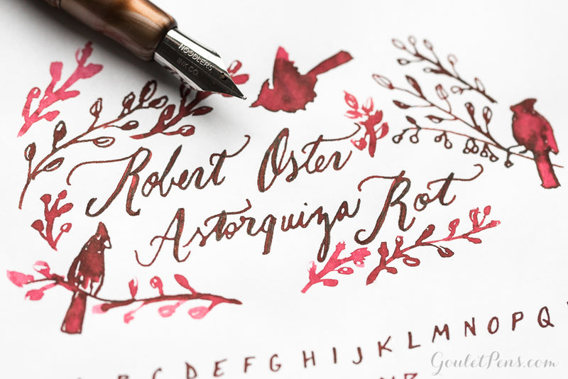 Robert Oster Astorquiza Rot - Ink Sample