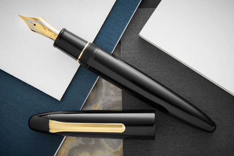 Sailor 1911 King of Pens Ebonite Fountain Pen - Black/Gold