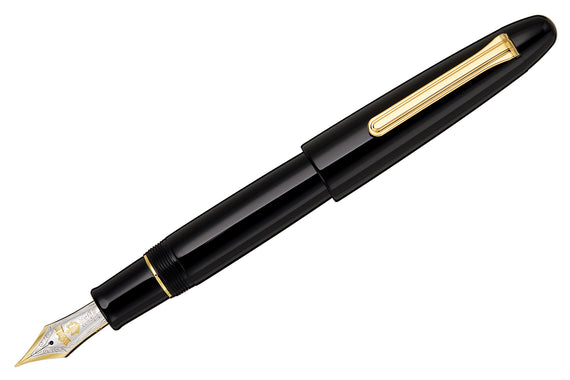 Sailor 1911 King of Pens Naginata Togi Fountain Pen - Black Ebonite