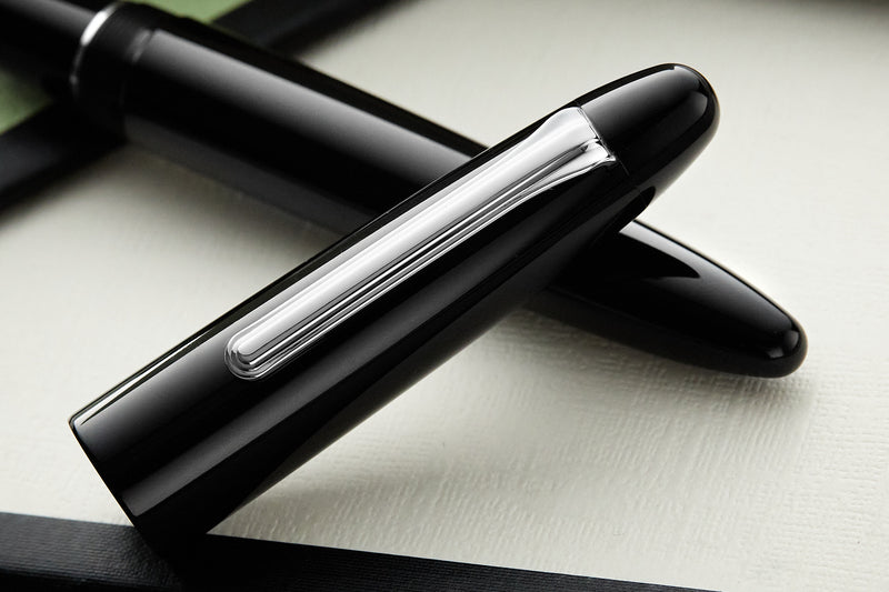 Sailor 1911 King of Pens Ebonite Fountain Pen - Black/Silver