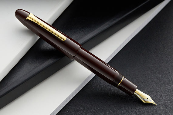 Sailor 1911 King of Pens Color Urushi Ebonite Fountain Pen - Maroon