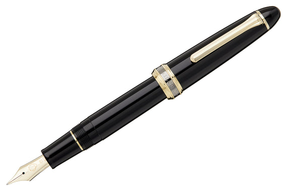 Sailor 1911L Naginata Togi Fountain Pen - Black/Gold