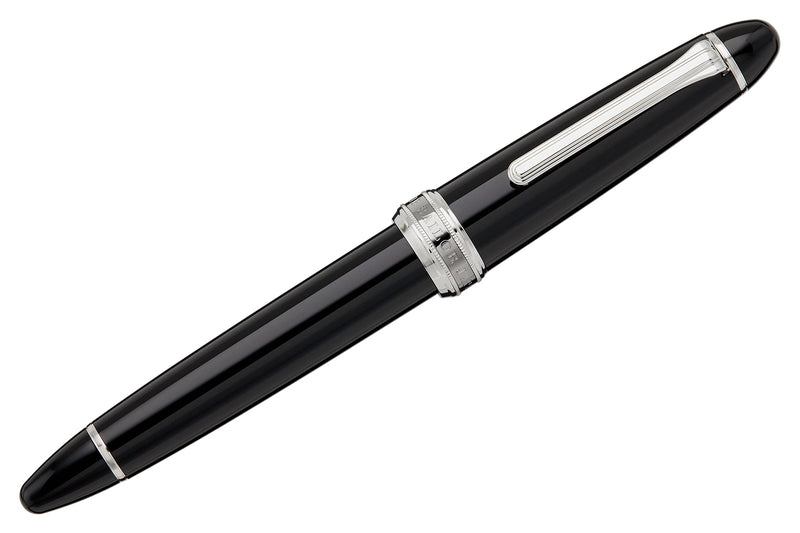 Sailor 1911L Naginata Togi Fountain Pen - Black/Silver